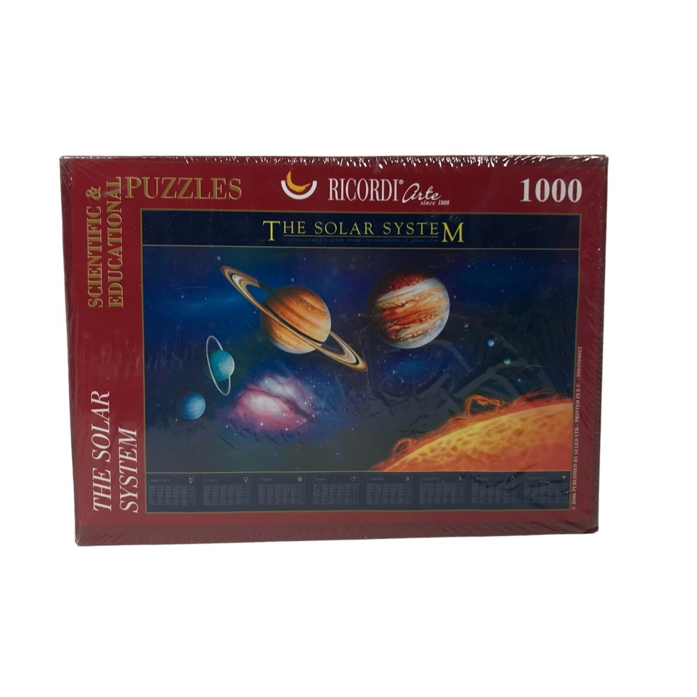 Ricordi Arte The Solar System 1000 Piece Jigsaw Puzzle Scientific Educational